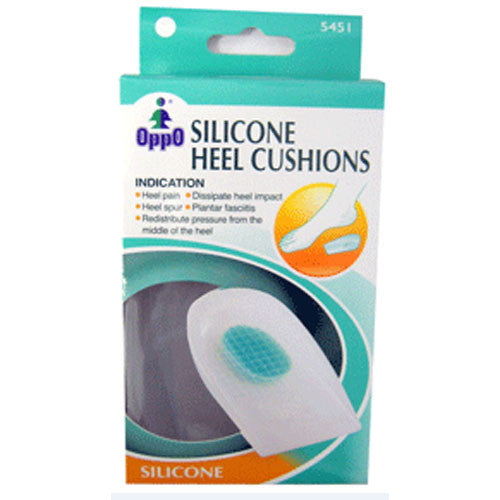 Oppo Silicon Heel Cup Gel With Cushion Medium #5451 - 1 Pair